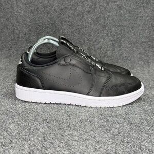 Air Jordan 1 Low Slip On Shoes Women's 8.5 Black White Athletic Retro Sneakers